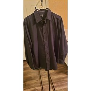 Men Long Sleeve Button Up Shirt